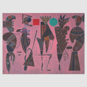 Papel De Seda Círculo y plaza por Wassily Kandinsky