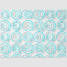 Círculos de acento fondo Flores de color blanco tu