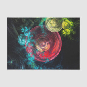 Papel De Seda Círculos de Galaxias