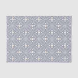 Papel De Seda Círculos elegantes en el papel seda azul