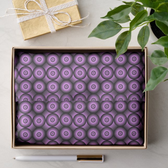 Papel De Seda Círculos geométricos modernos de mediados de siglo (Regalo )
