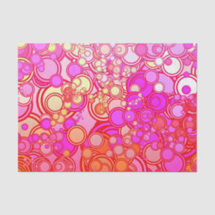 Papel De Seda Círculos retros