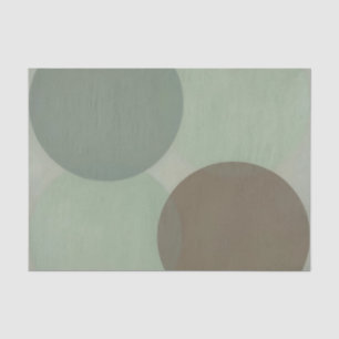 Papel De Seda Círculos superpuestos minimalistas abstractos