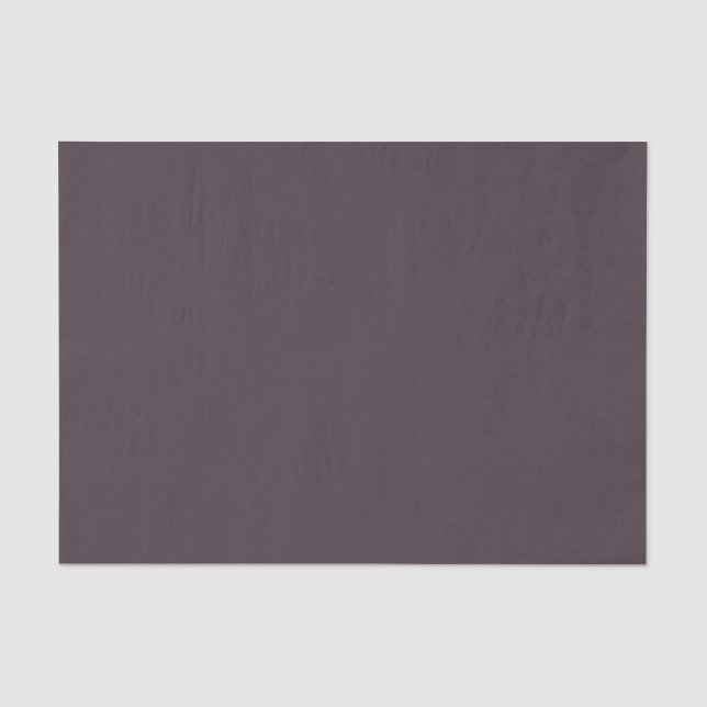 Papel De Seda Ciruela Polvorienta Sólida (Anverso)