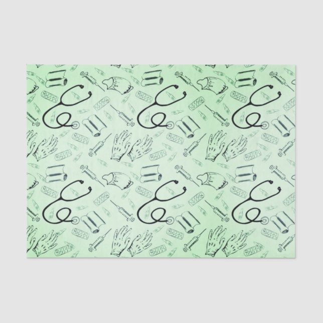 Papel De Seda Cirujano veterinario (Anverso)