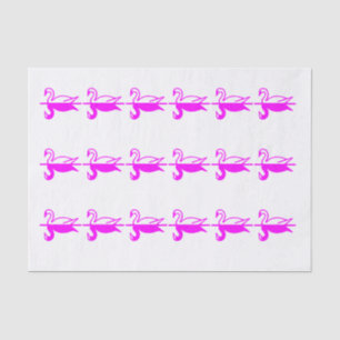 Papel De Seda Cisnes de Fuschia