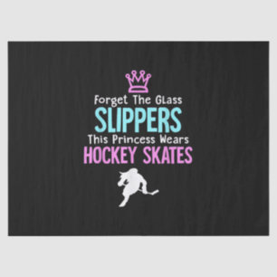 Papel De Seda Cita de Chicas de hockey sobre hielo
