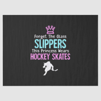 Papel De Seda Cita de Chicas de hockey sobre hielo