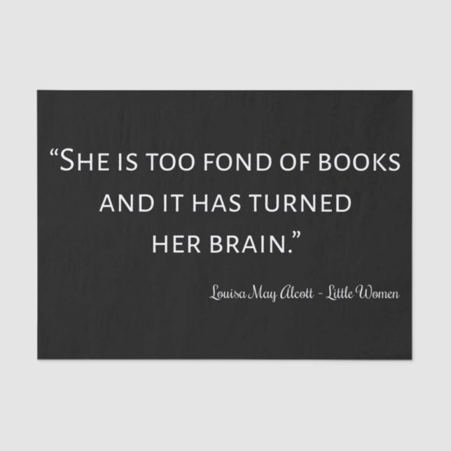 Papel De Seda Cita de mujeres pequeñas II - Estilo clásico (Anverso)