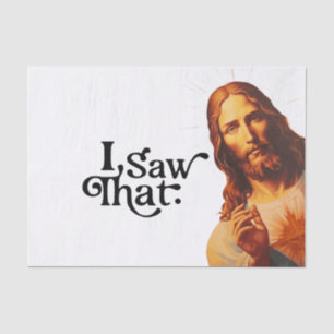 Papel De Seda Cita Divertida Jesús Meme Vi Eso Cristiano