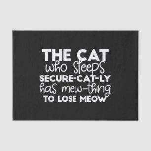 Papel De Seda citas divertidas de gato dormido