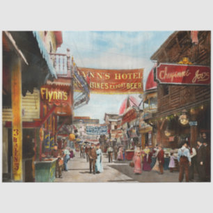 Papel De Seda Ciudad - Coney Island NY - Bowery Beer 1903