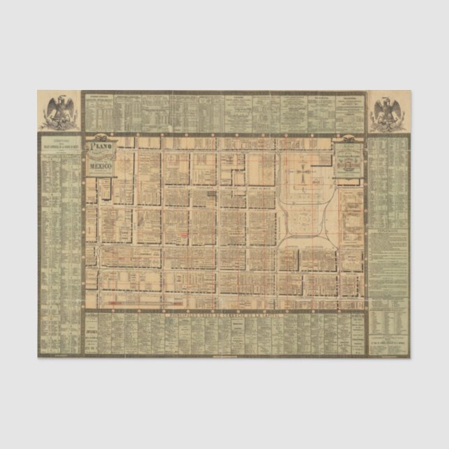 Papel De Seda Ciudad de México 3 (Anverso)