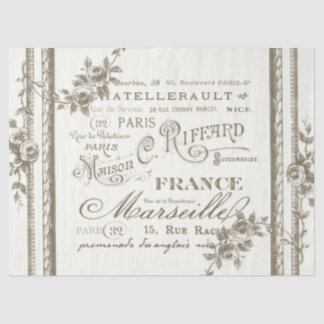 Papel De Seda Ciudad francesa nombra a la sonda floral de Rosa d