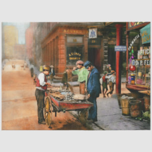 Papel De Seda Ciudad - Little Italy NY - Mussel Man 1900