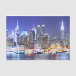 Papel De Seda Ciudad Urbana de Manhattan