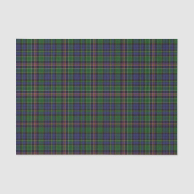 Papel De Seda Clan Allison Tartan Plaid Tissue Paper (Anverso)