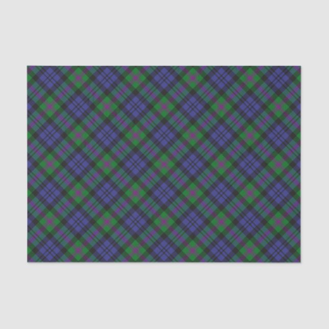 Papel De Seda Clan Baird Tartan (Anverso)
