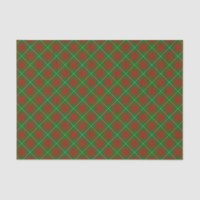 Papel De Seda Clan Bruce Hunting Tartan (Anverso)