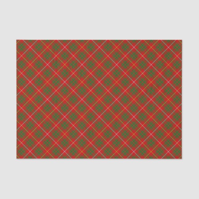 Papel De Seda Clan Bruce Tartan (Anverso)