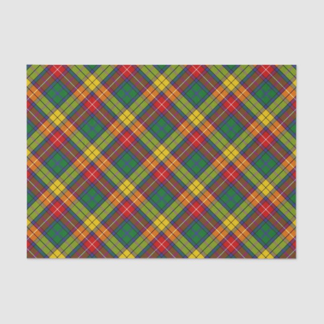 Papel De Seda Clan Buchanan Tartan (Anverso)