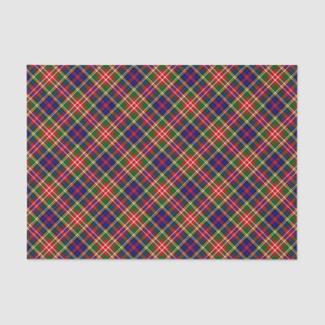 Papel De Seda Clan Christie Tartan (Anverso)
