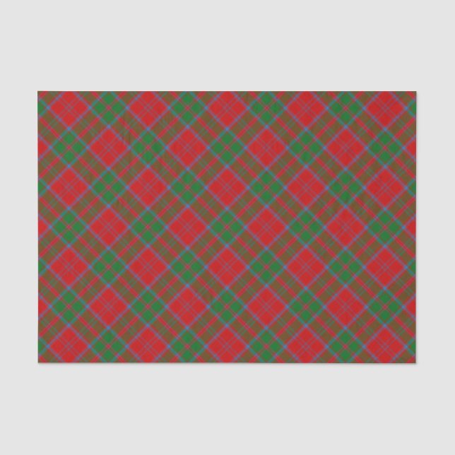 Papel De Seda Clan Drummond Tartan (Anverso)