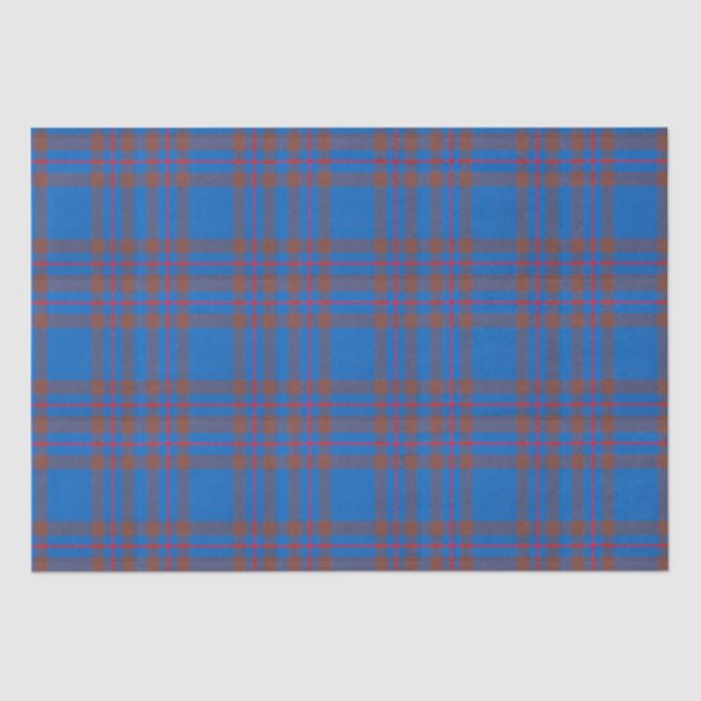 Papel De Seda Clan Elliot Tartan Plaid (Anverso)