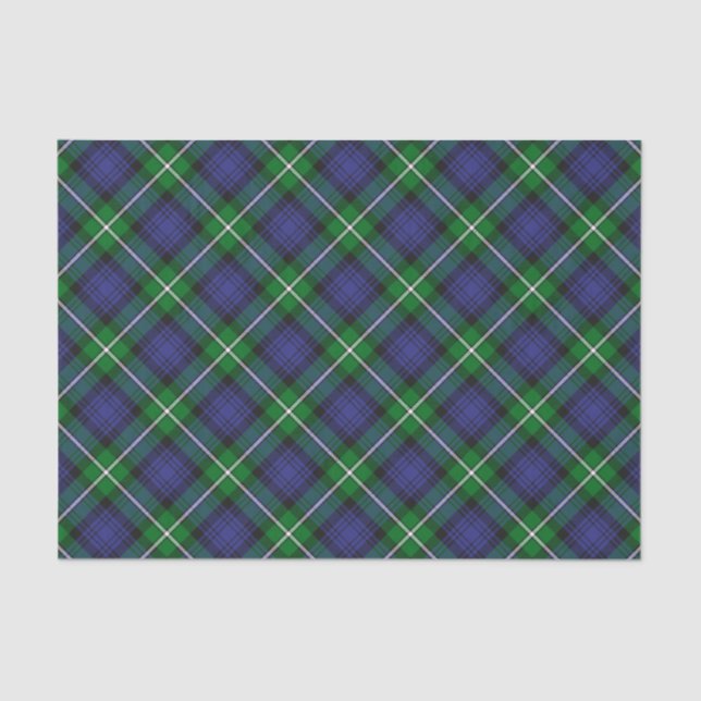 Papel De Seda Clan Forbes Tartan (Anverso)