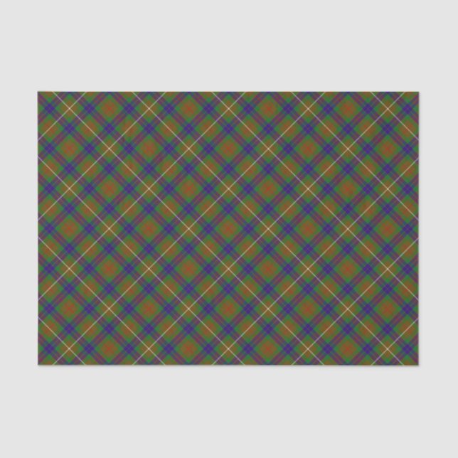 Papel De Seda Clan Fraser Hunting Tartán (Anverso)