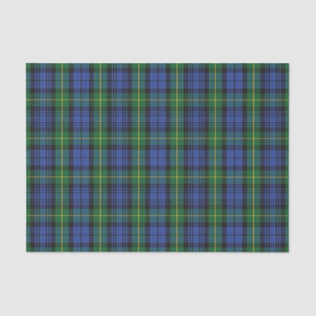Papel De Seda Clan Gordon Tartán, de los regalos escoceses (Anverso)