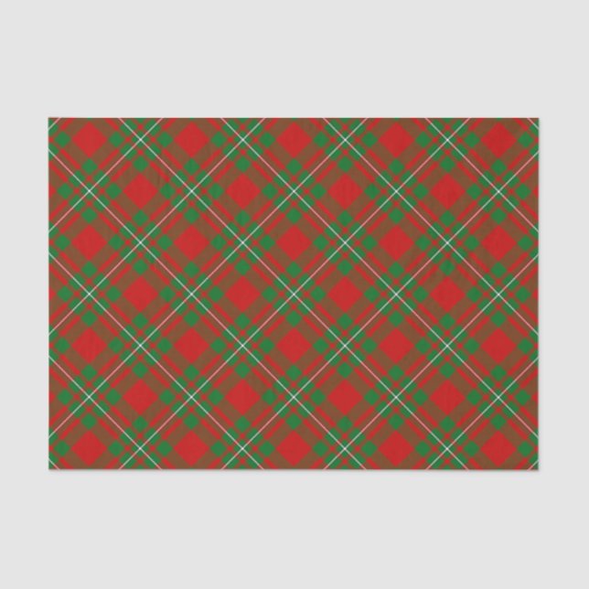 Papel De Seda Clan Gregor Tartan Tissue Paper (Anverso)