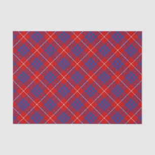 Papel De Seda Clan Hamilton Red Tartan Tissue Paper