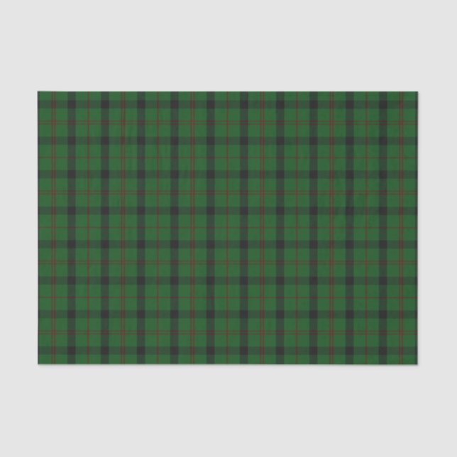 Papel De Seda Clan Kincaid Tartan Plaid Tissue Paper (Anverso)
