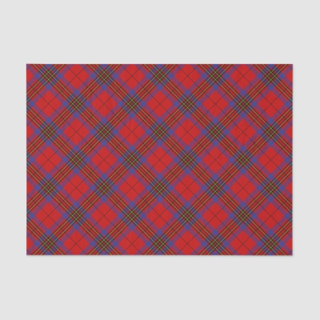 Papel De Seda Clan Leslie Red Tartan (Anverso)