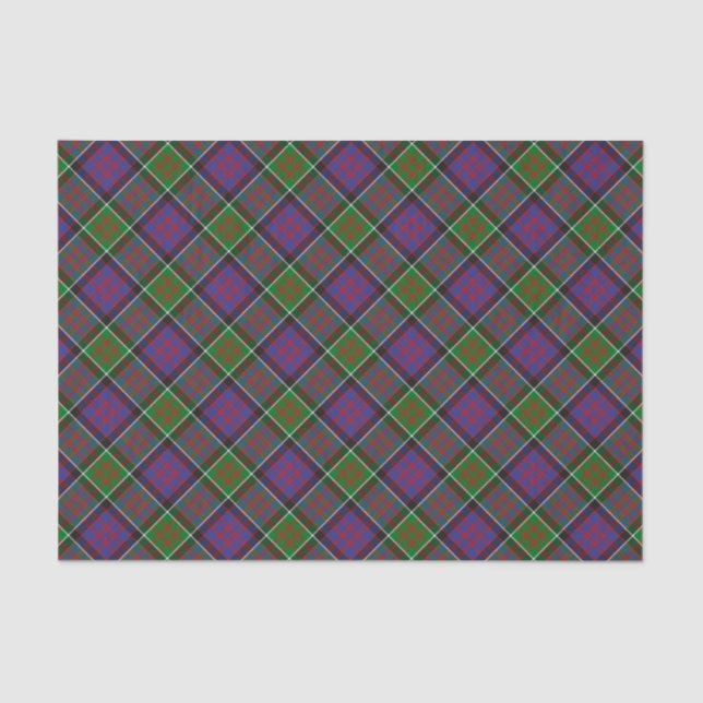 Papel De Seda Clan MacDonald de Clanranald Tartan Tissue Paper (Anverso)