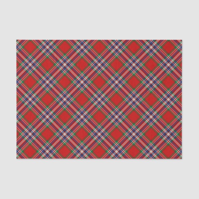Papel De Seda Clan MacFarlane Red Tartan (Anverso)