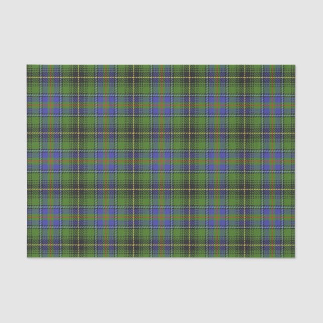 Papel De Seda Clan MacInnes Tartan (Anverso)
