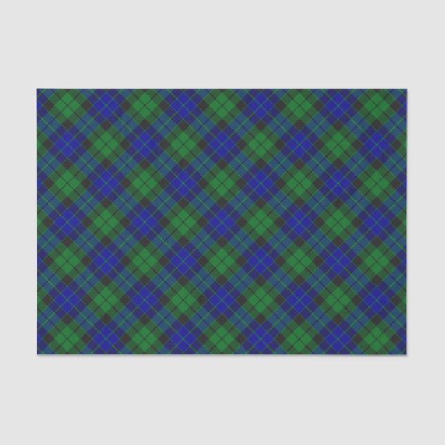 Papel De Seda Clan MacKay Tartan (Anverso)