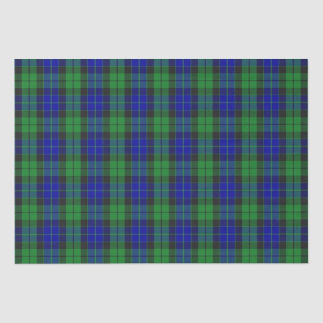 Papel De Seda Clan MacKay Tartan (Anverso)