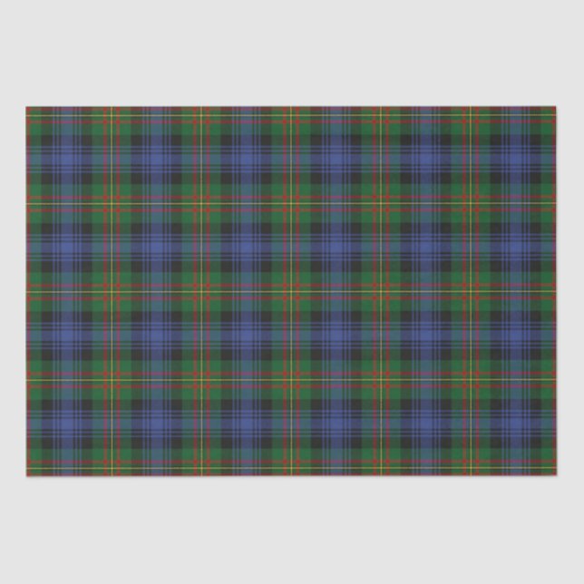 Papel De Seda Clan MacLaren Tartan Plaid (Anverso)