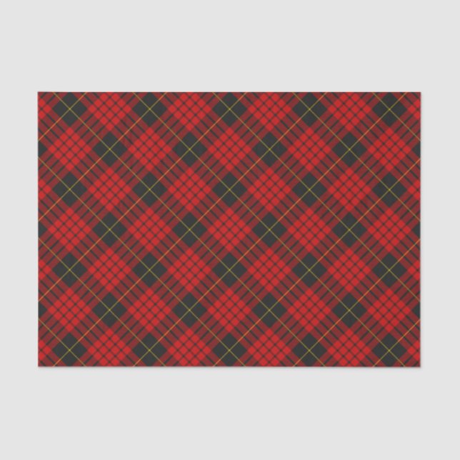 Papel De Seda Clan MacQueen Tartan (Anverso)