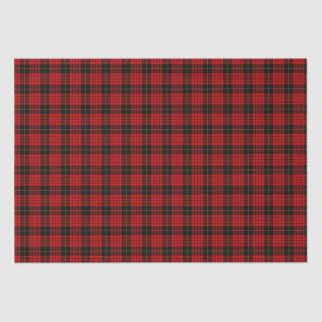 Papel De Seda Clan MacQueen Tartan (Anverso)