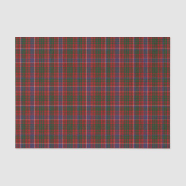 Papel De Seda Clan MacRae Tartan Plaid Tissue Paper (Anverso)