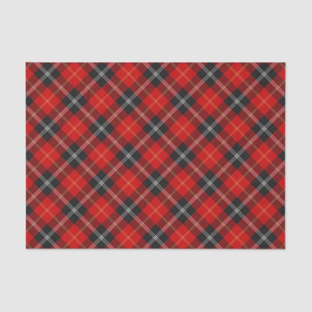 Papel De Seda Clan Marjoribanks Tartan (Anverso)