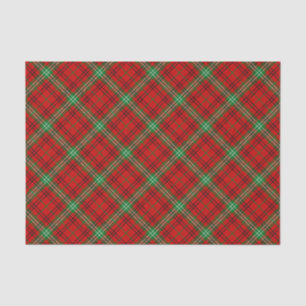 Papel De Seda Clan Morrison Red Tartan Tissue Paper