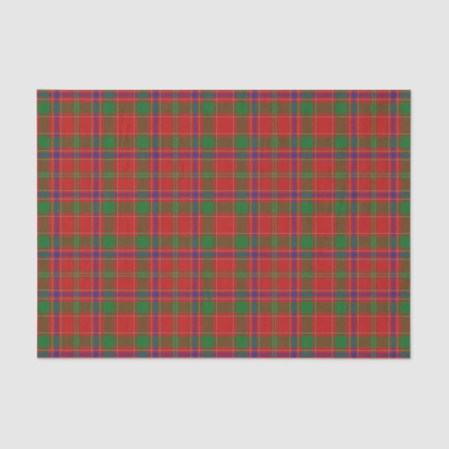 Papel De Seda Clan Munro Tartan (Anverso)