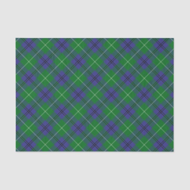 Papel De Seda Clan Oliphant Tartan Tissue Paper (Anverso)