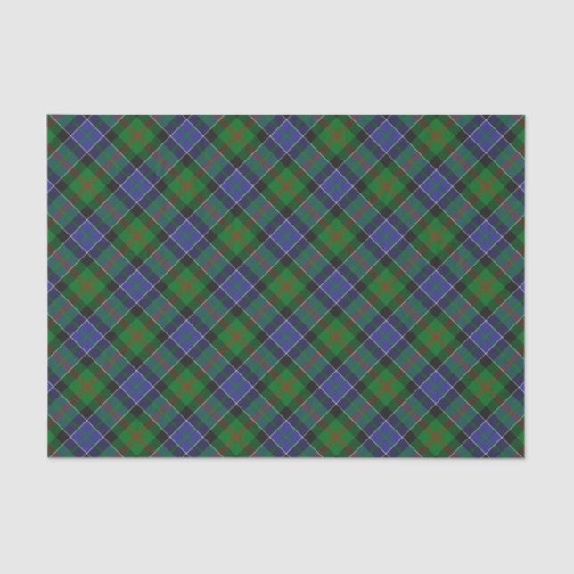 Papel De Seda Clan Paterson Tartan (Anverso)