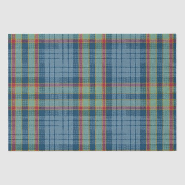 Papel De Seda Clan Ralston Tartan (Anverso)
